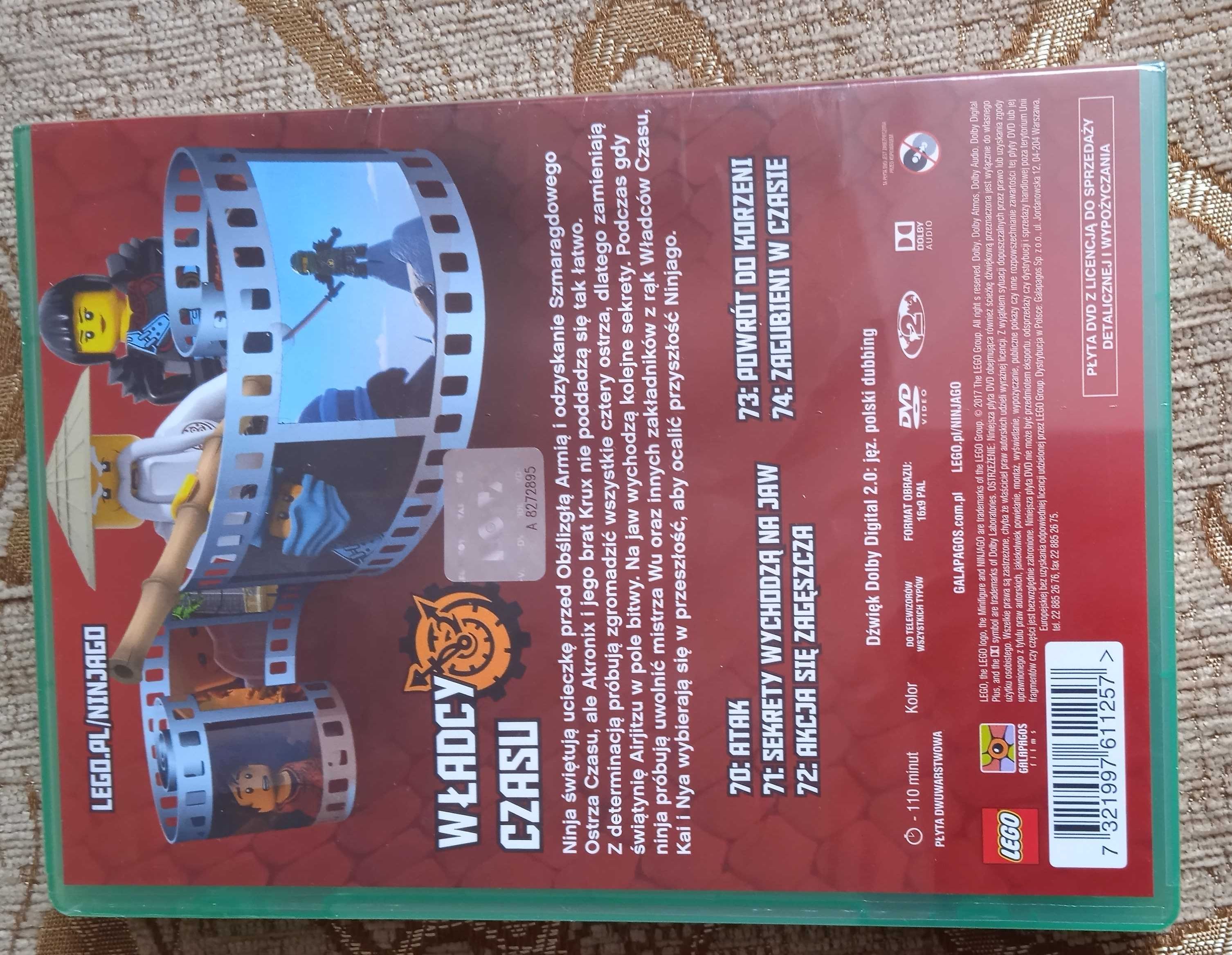 LEGO Ninjago Władcy czasu część 2 - film DVD 110 minut