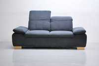 RXI nowa nowoczesna sofa 2 osobowa KANAPA popielata tkanina oparcie re