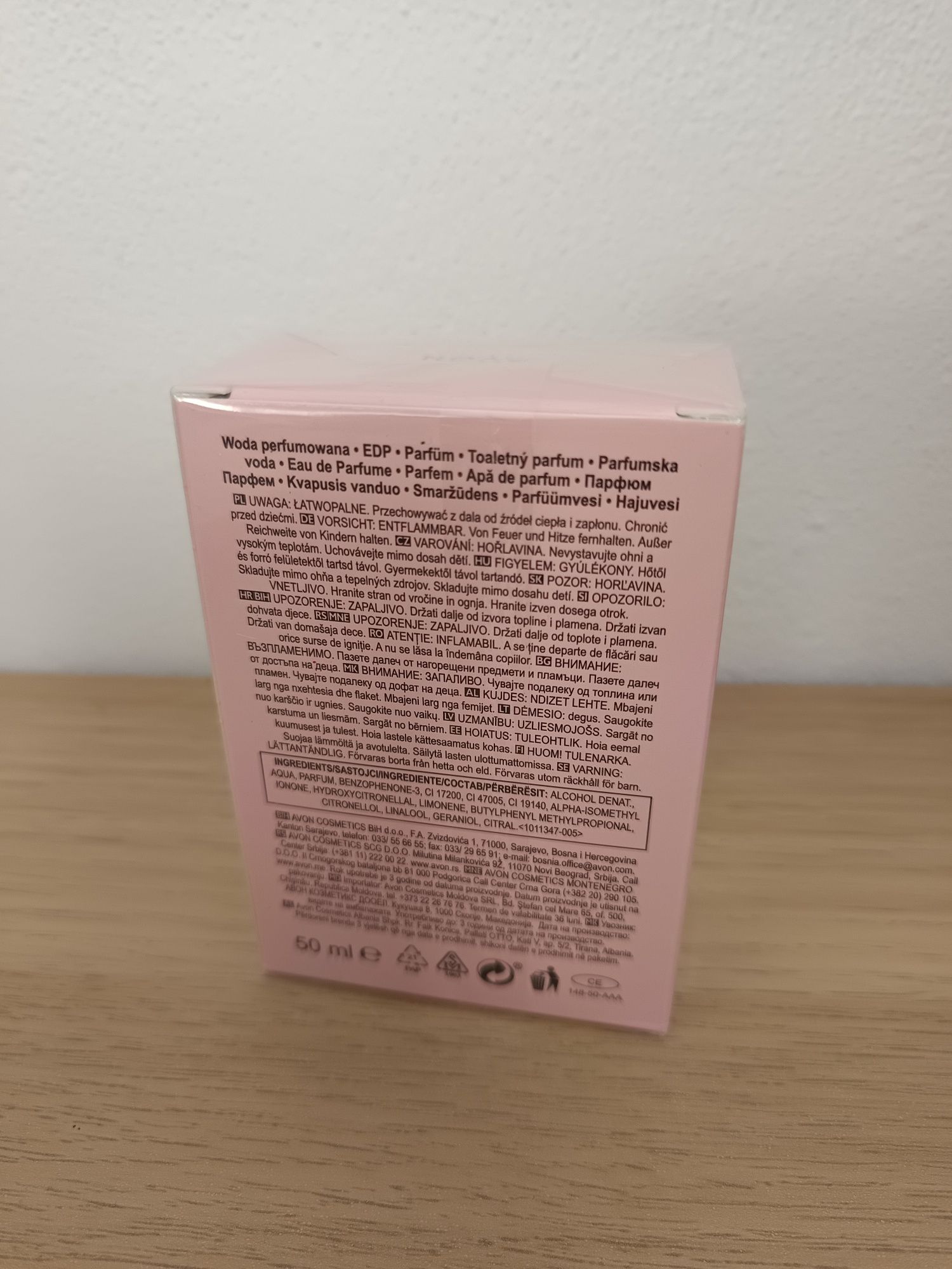Nowe Avon Little Black Dress pink edition 50 ml