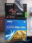 Sprzedam procesor i5-7400 z płytą główną, ram i kartą graficzną