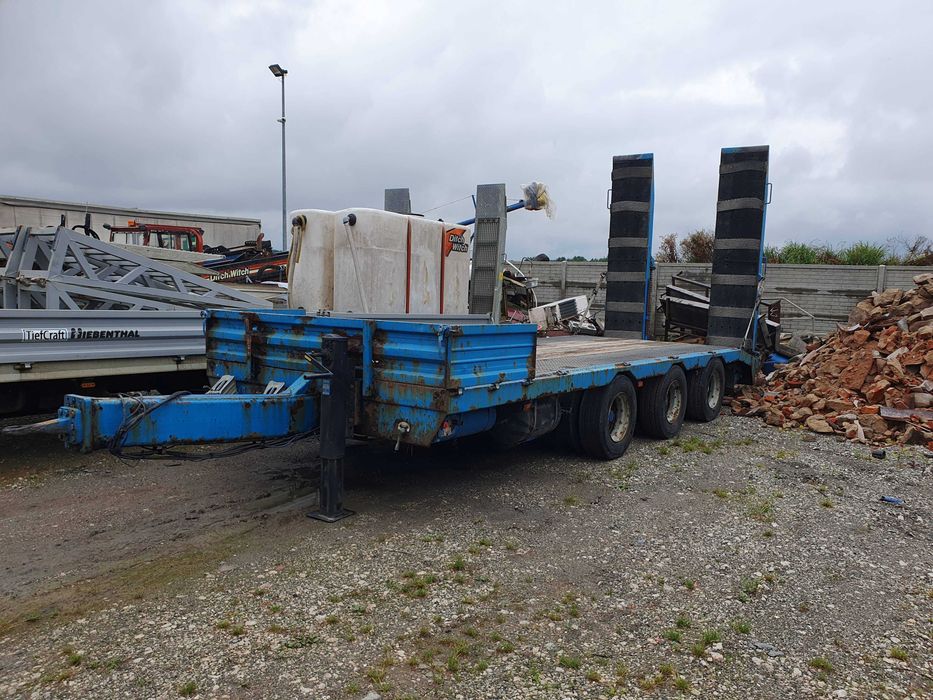 Przyczepa Niskopodwozie Tridem Najazdy Ditch Witch Vermeer