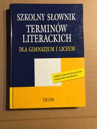 Szkolny słownik terminów literackich Tomasz Miłkowski