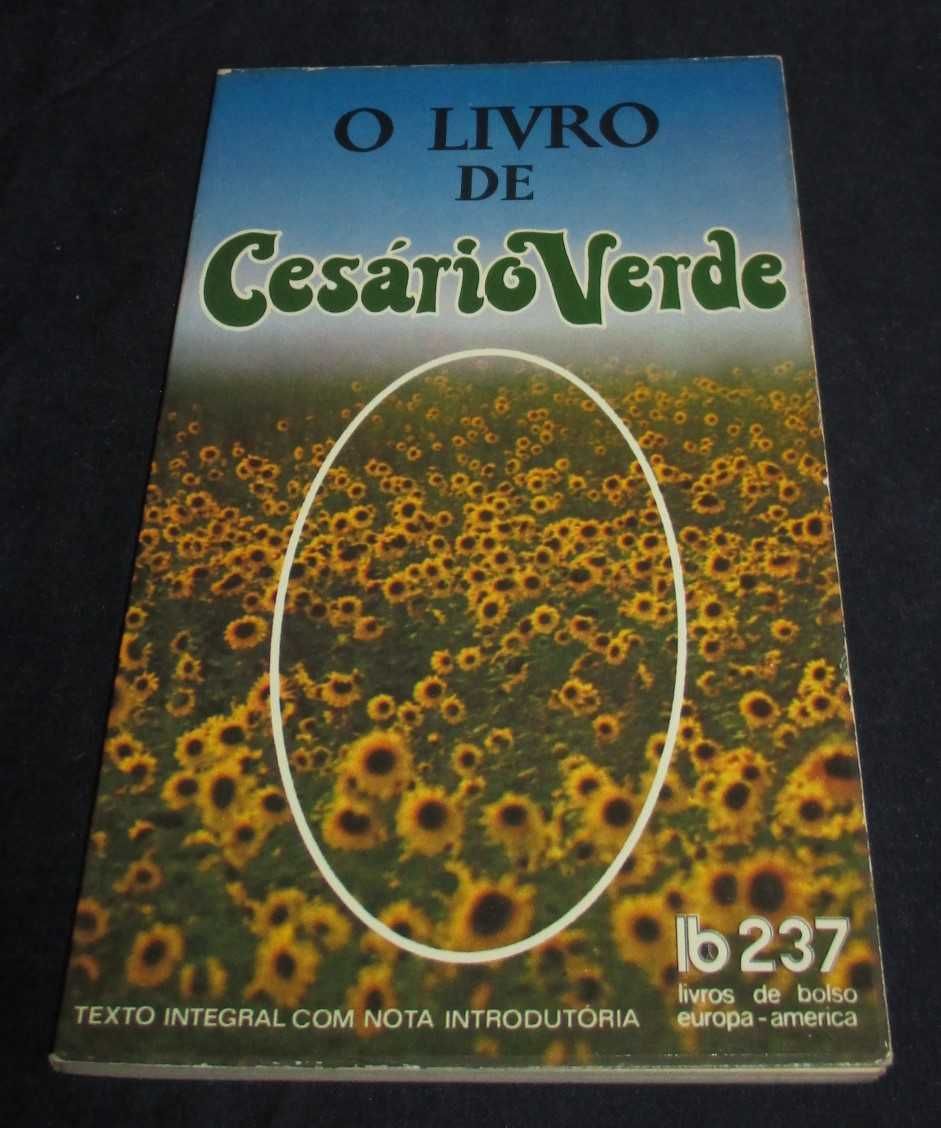 Livro O Livro de Cesário Verde e poesias dispersas