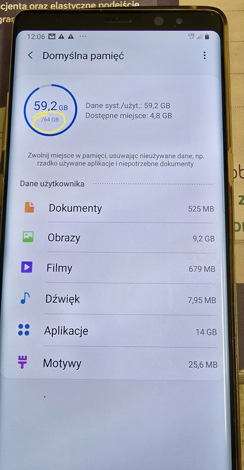 Samsung Galaxy Note 8 plus stacja DEX.