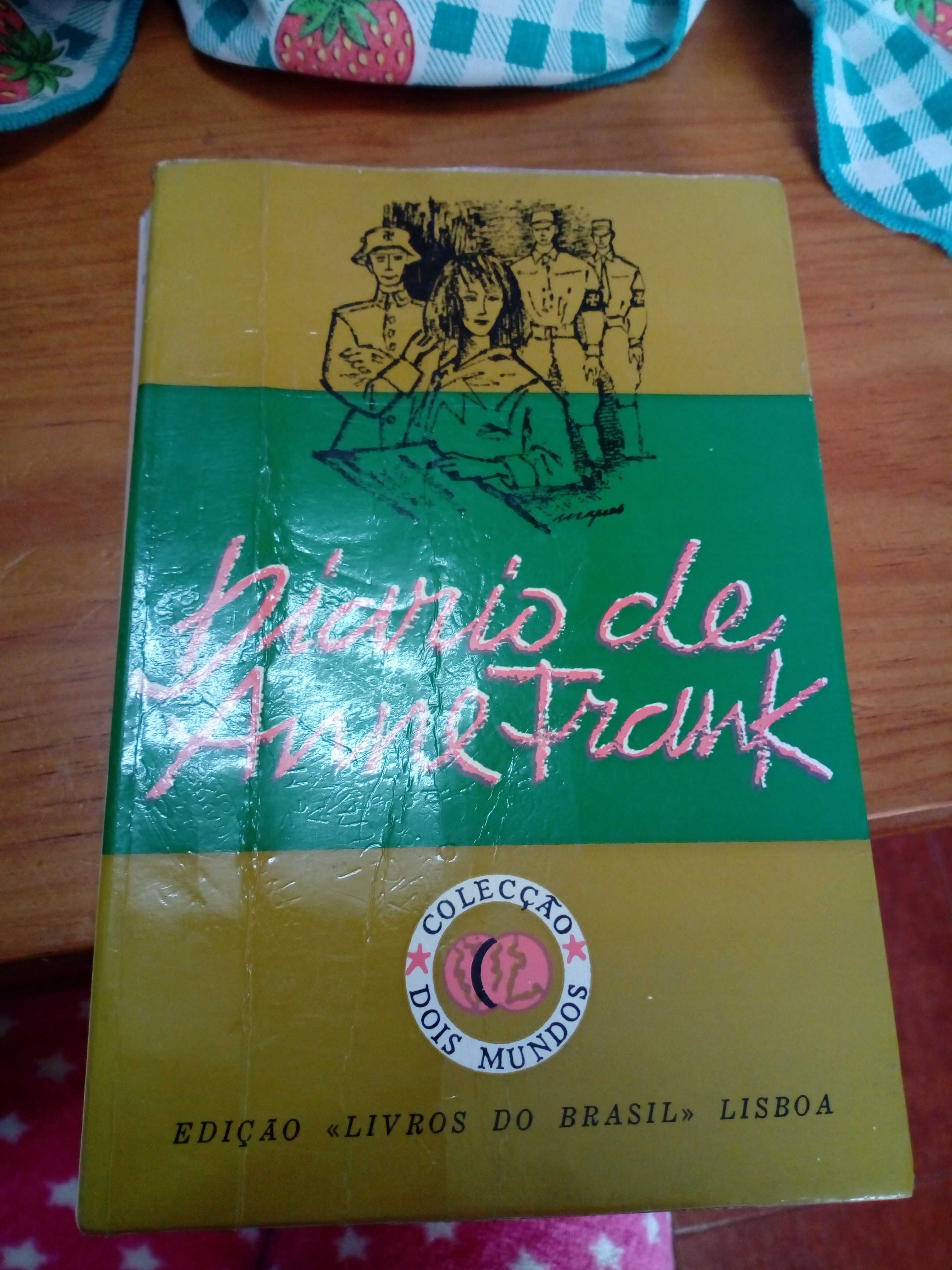Livro " Diario de Anne Frank" coleção dois mundos.