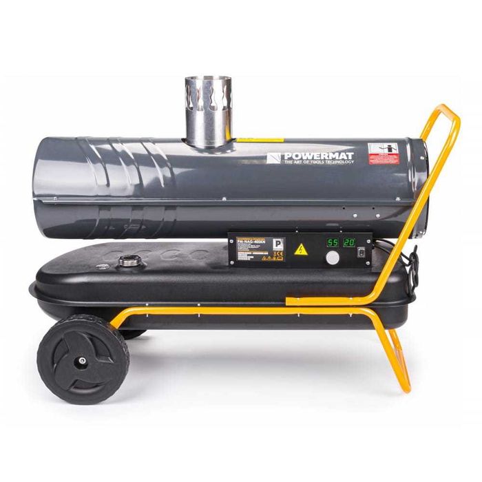 POWERMAT Nagrzewnica Olejowa 40kw Z Kominem I Wyświetlaczem LCD PM1014