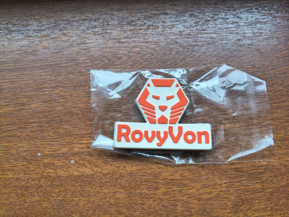 rzep plakietka RovyVon Patch GITD Velcro Logo =