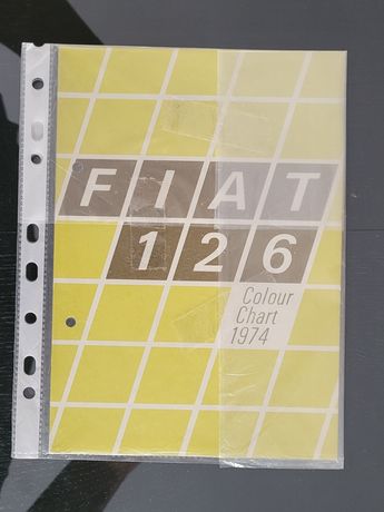 Catálogo Cores Fiat 126