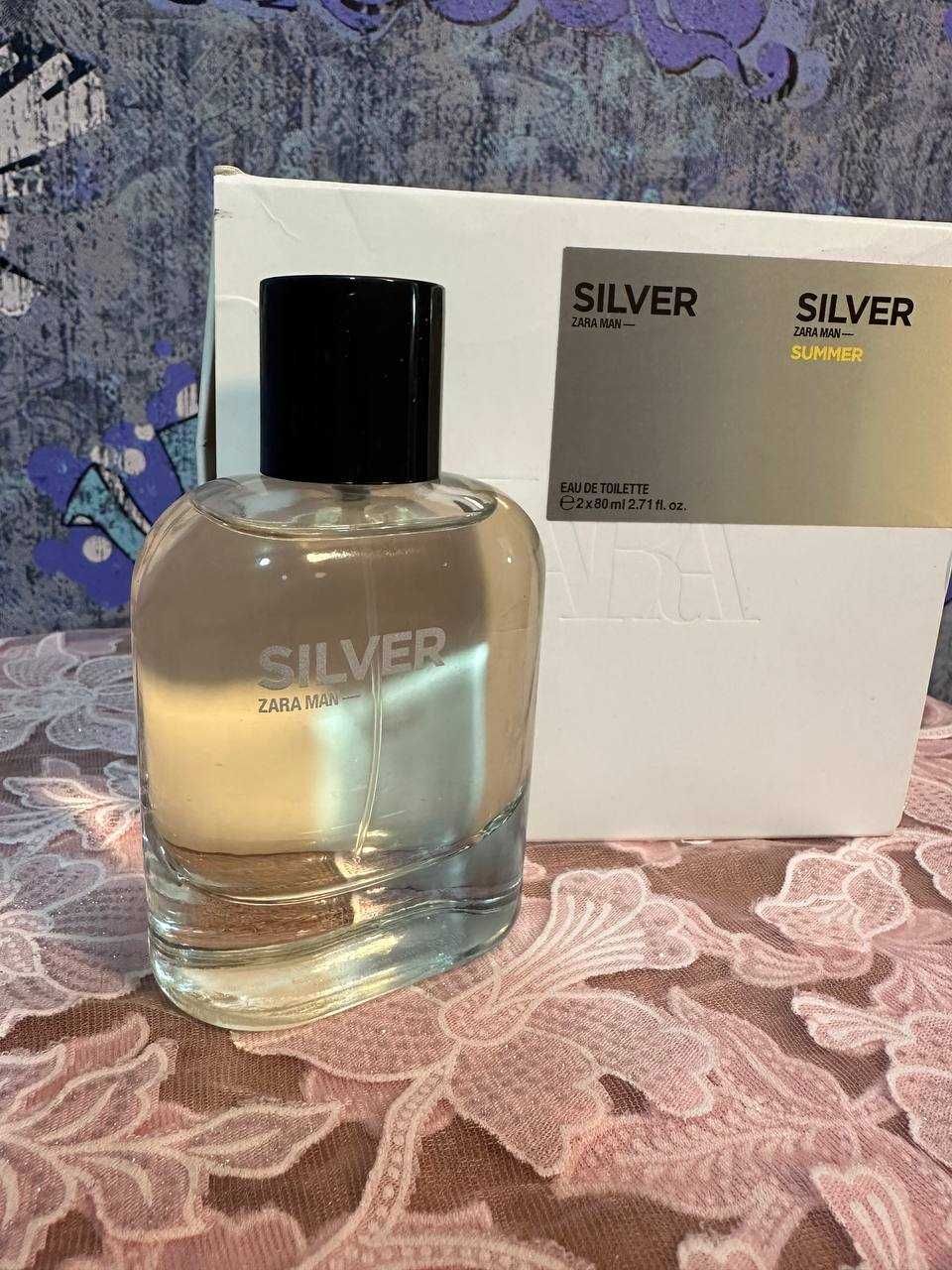 Парфюмированная вода ZARA SILVER, 80 ml оригинал