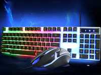 Игровой набор клавиатура и мышка Gaming G21B с RGB подсветкой