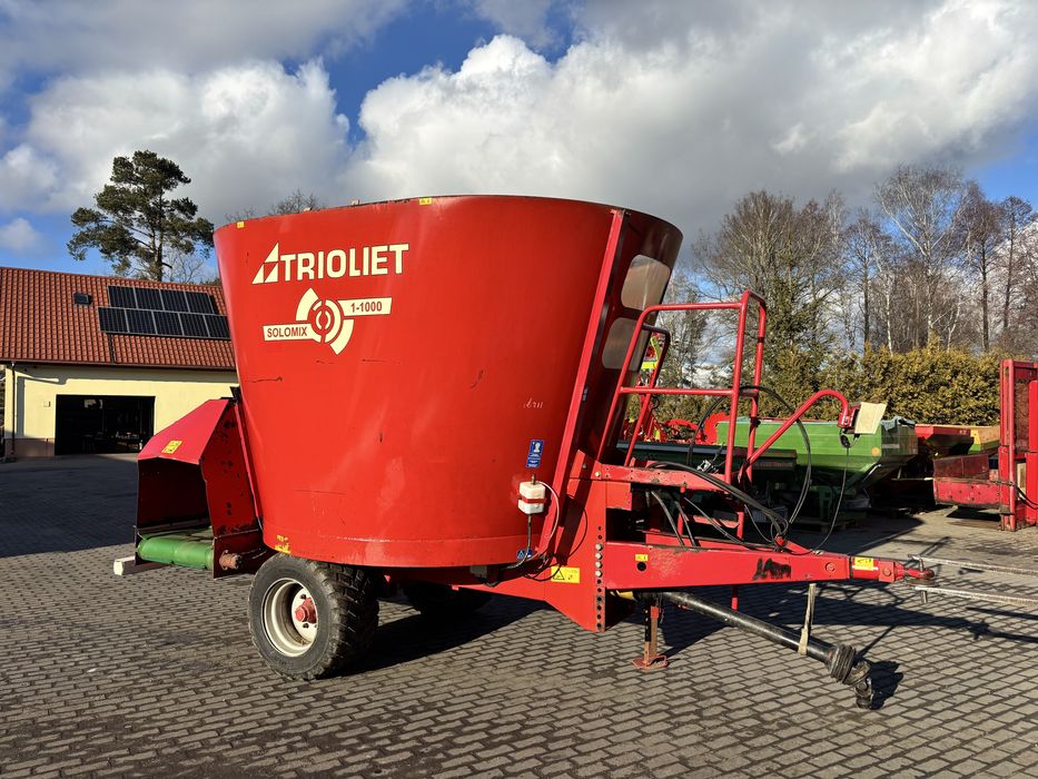 Paszowóz wóz paszowy Trioliet Solomix 10m3 taśma z tyłu waga