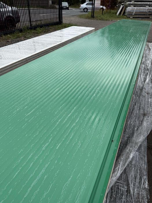 Płyta warstwowa 6 cm kolor zielony