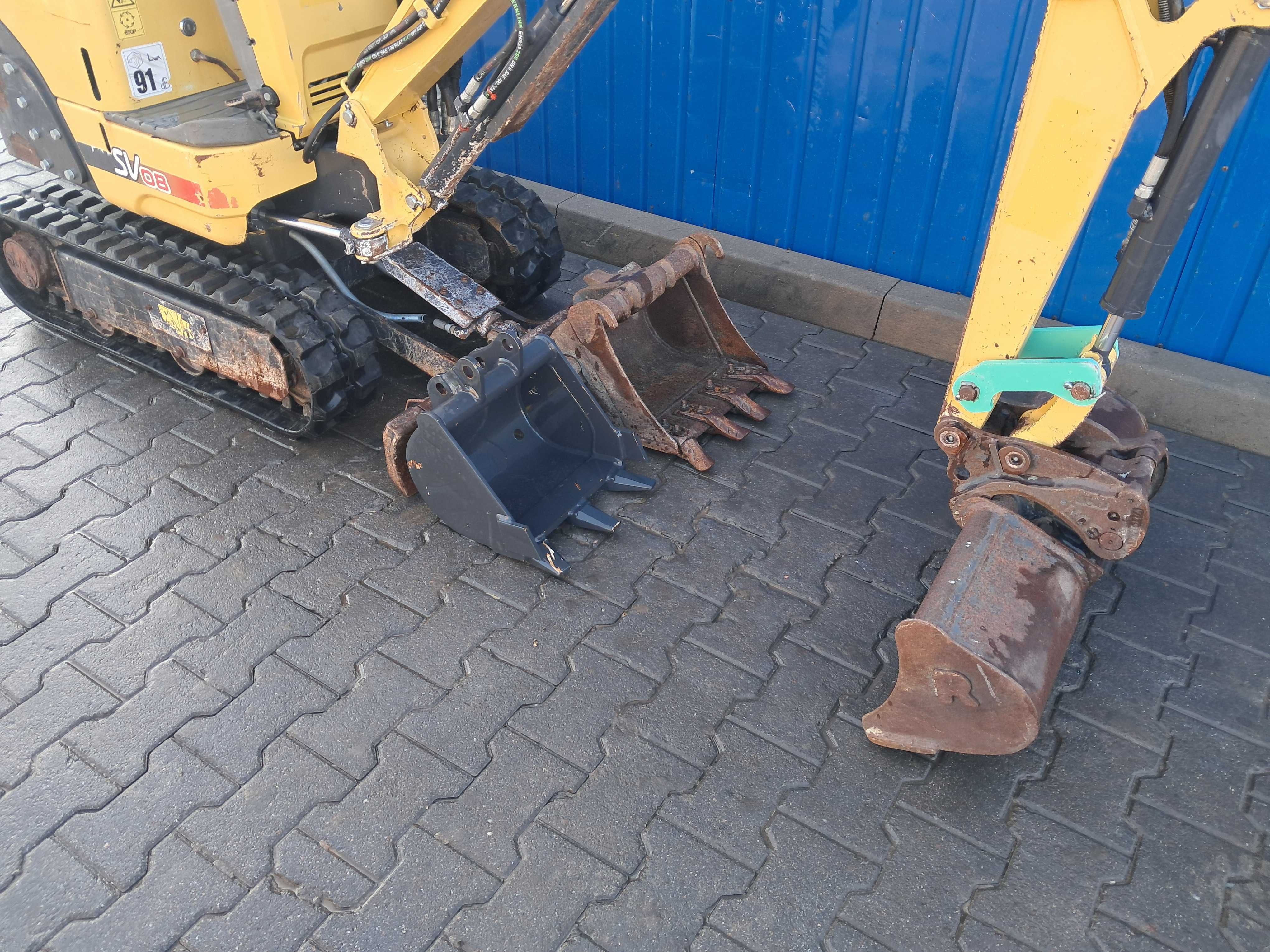 Minikoparka YANMAR SV 08 / 17r! / 1t! / vio 10-2 jcb 8008