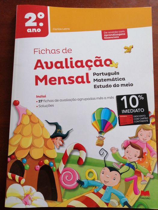 6 Livros de apoio ao estudo - 2º Ano