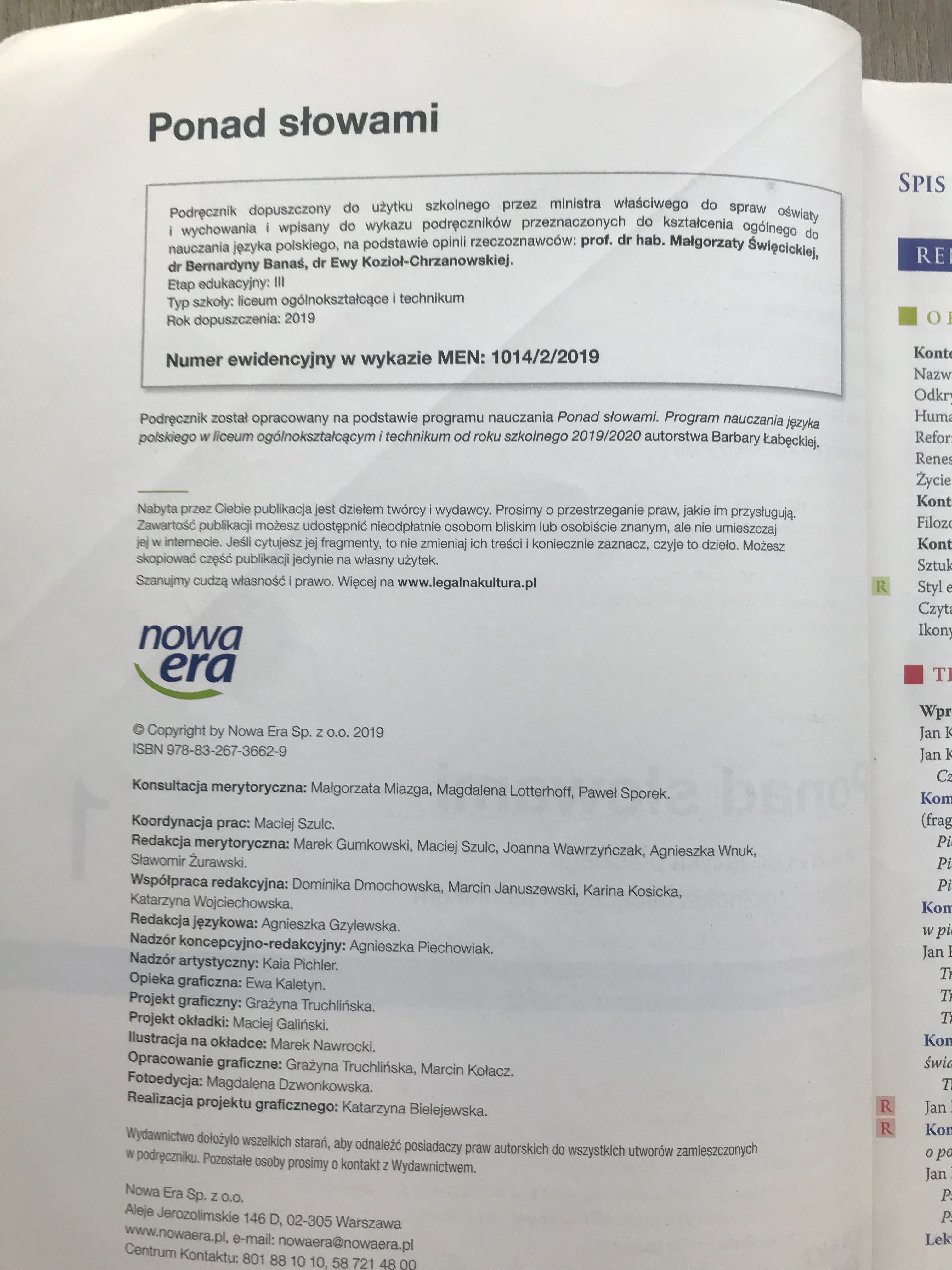 Ponad słowami 1 część 1,2