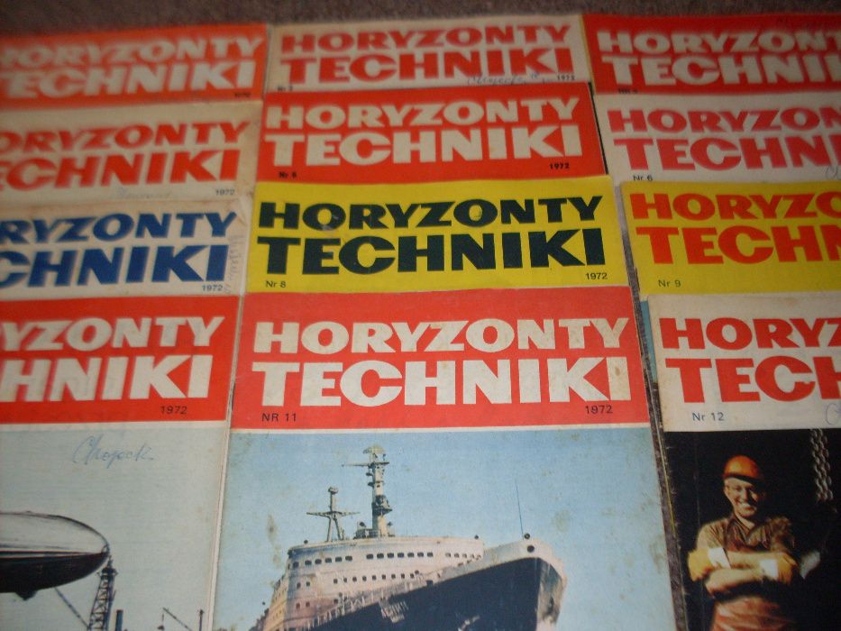 Horyzonty techniki 1972r. kompletny rocznik