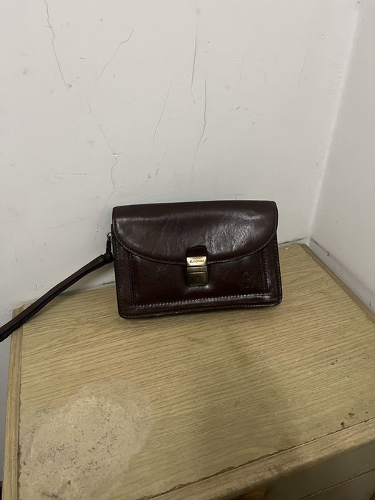 Bolsa de mão homem em pele
