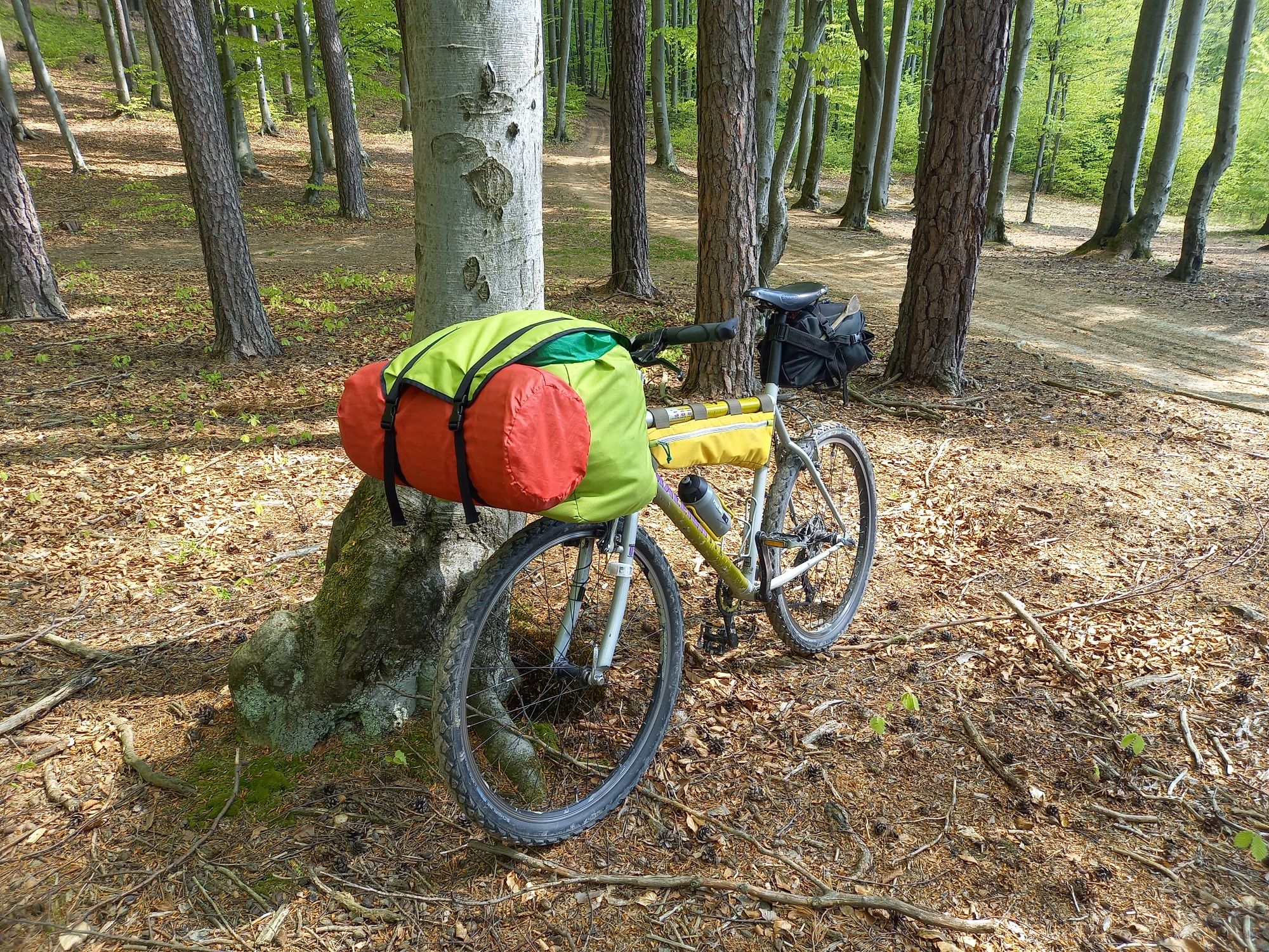 Torba bikepacking. Sakwa bikepackingowa, rowerowa. Torba na kierownice