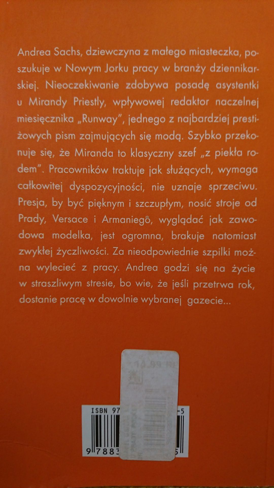 Diabeł ubiera się u Prady - Lauren Weisberger.