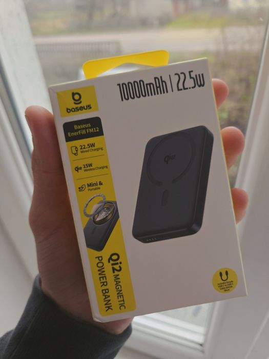Baseus Airpow Ⅱ Qi2 Magnetic Power Bank 10000mAh 22.5W магсейф базеус