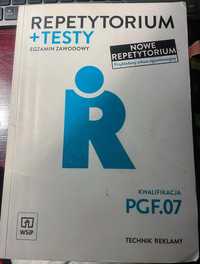 Repetytorium plus Testy Technik Reklamy PGF.07 WSiP