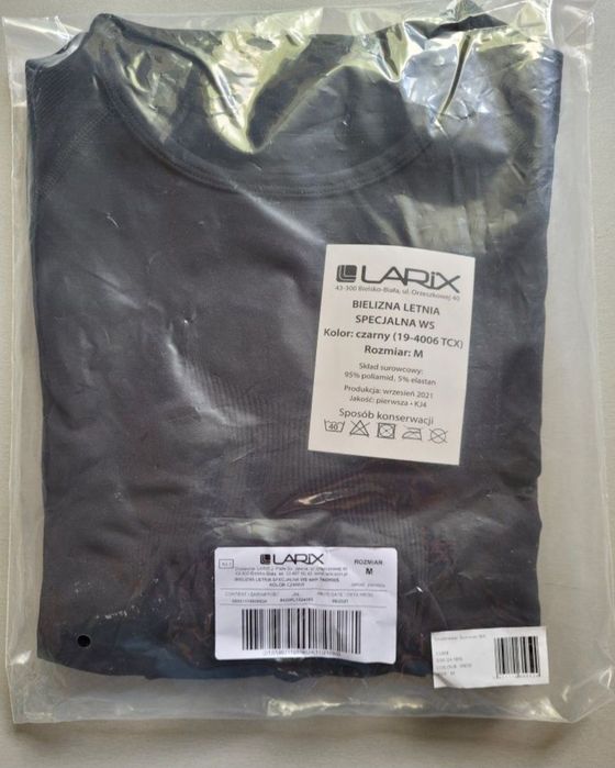 Bielizna czarna letnia specjalna M