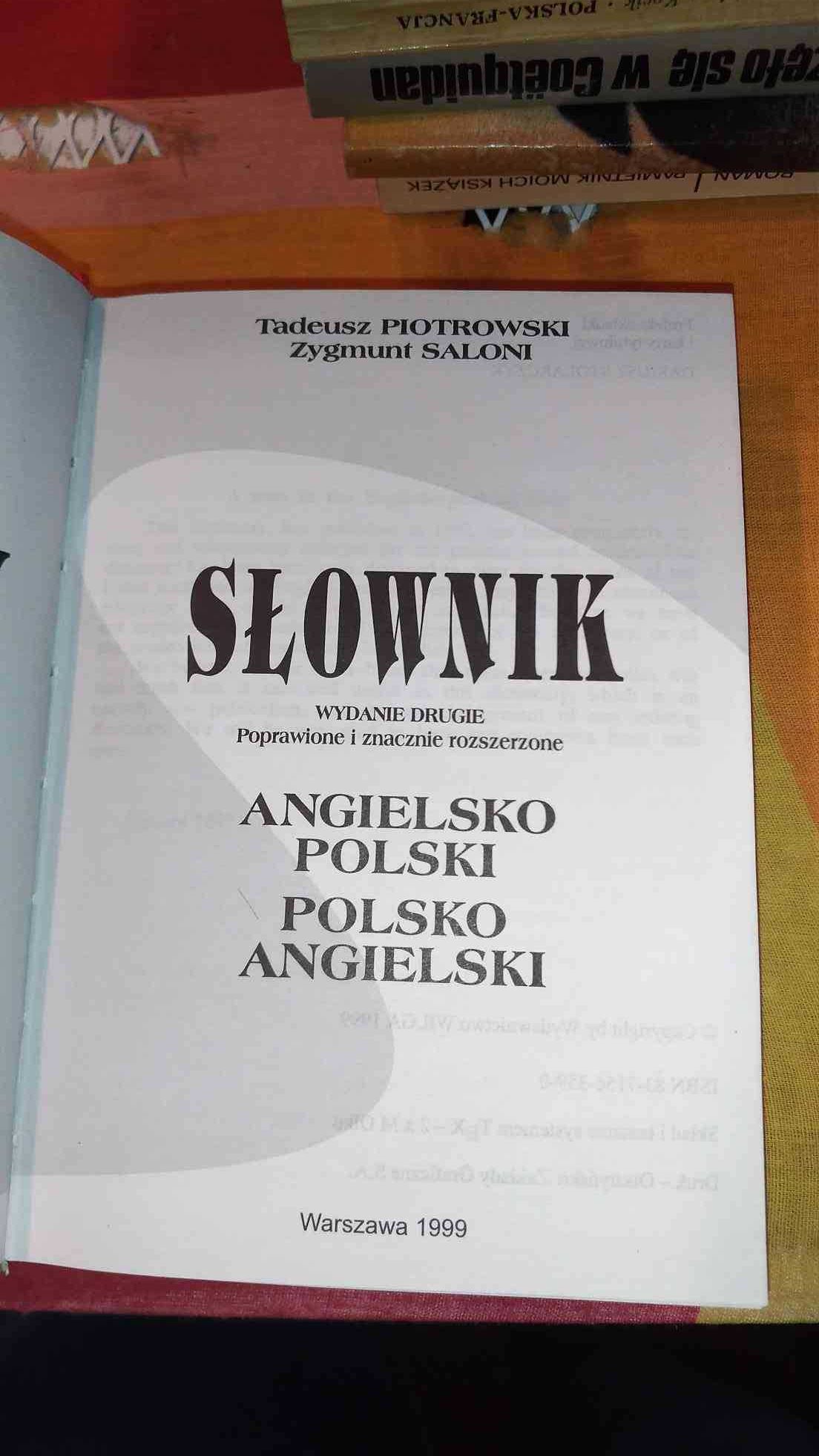 Słownik
Angielsko Polski
Polsko Angielski