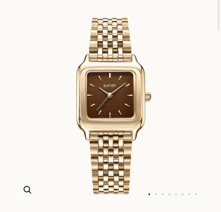 Годинник burker grace silver black macy gold brown