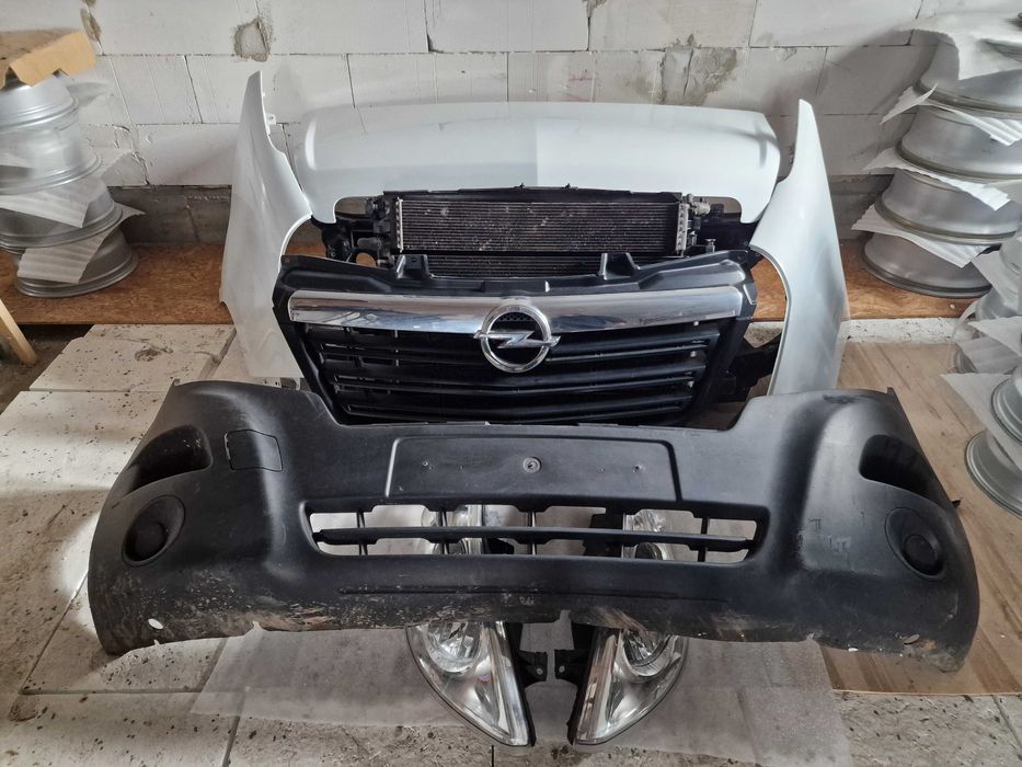 Opel Movano przód komplet EU 2.3DCI Maska Lampy Zderzak Atrapa