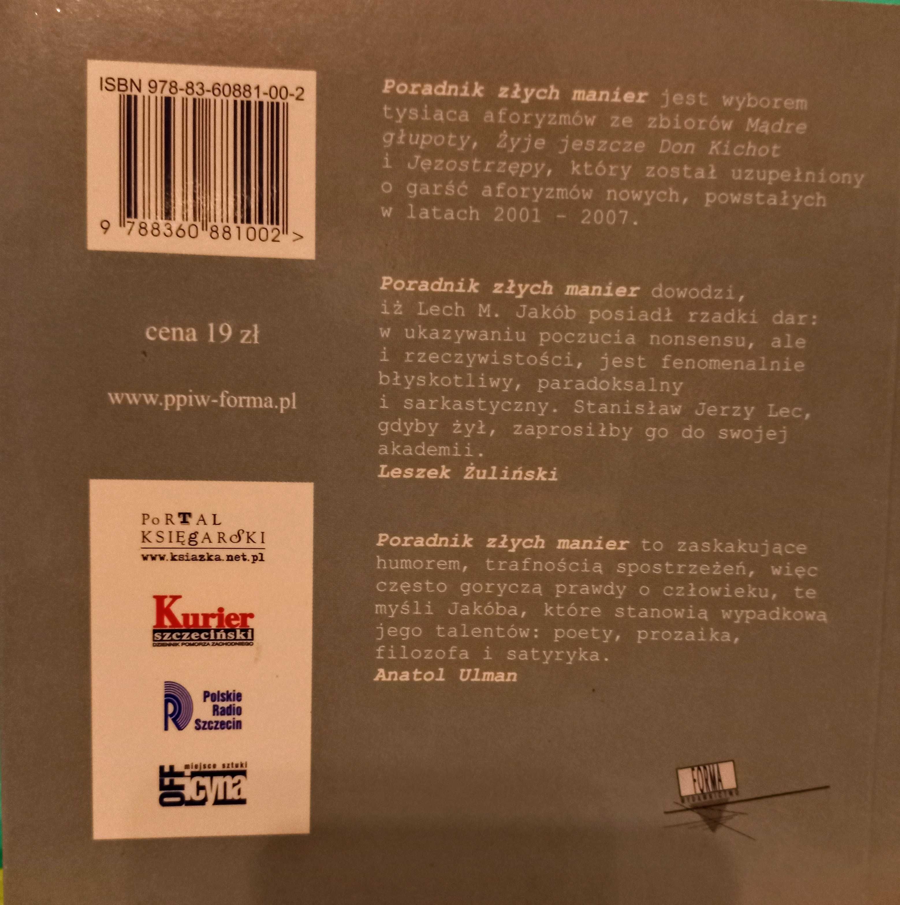 Poradnik złych manier Lech M. Jakób