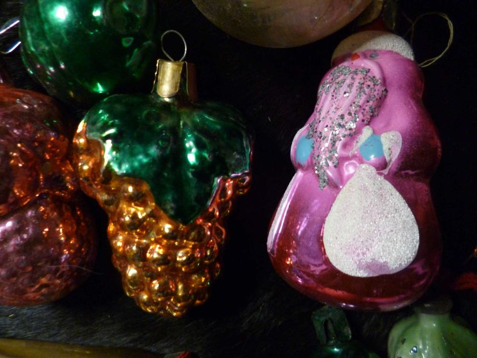 Ёлочные игрушки. Времён ссср. Винтаж