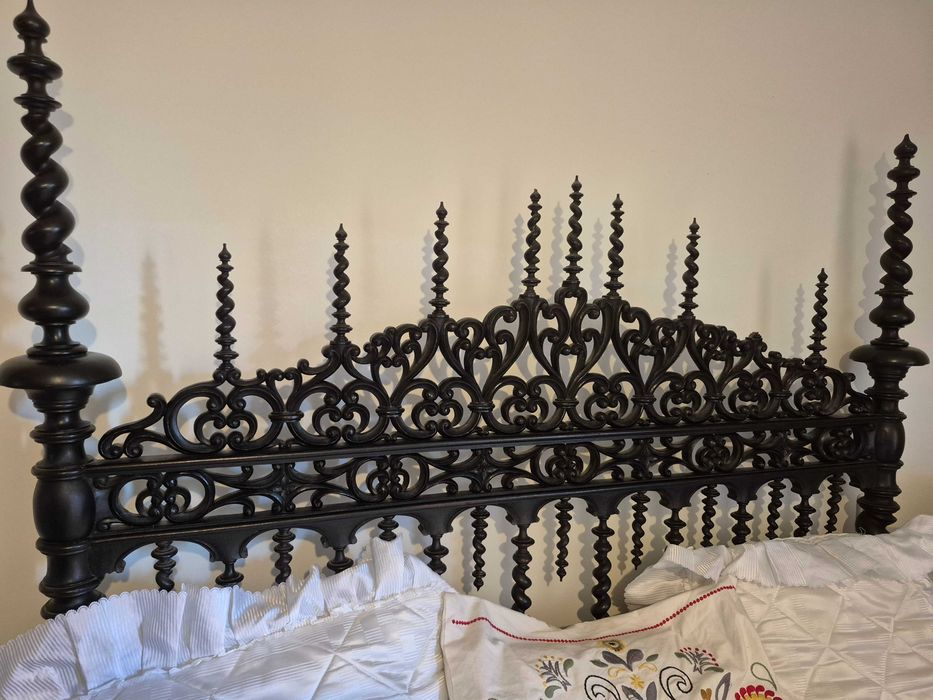 Mobília de quarto antiga estilo Luís XIV