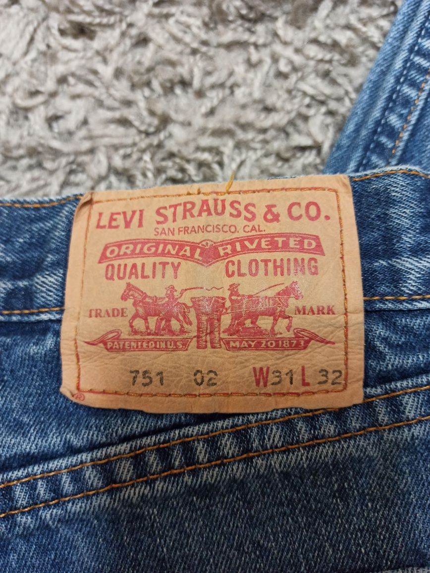 Spodnie jeansowe Levis 751 Vintage 31x32