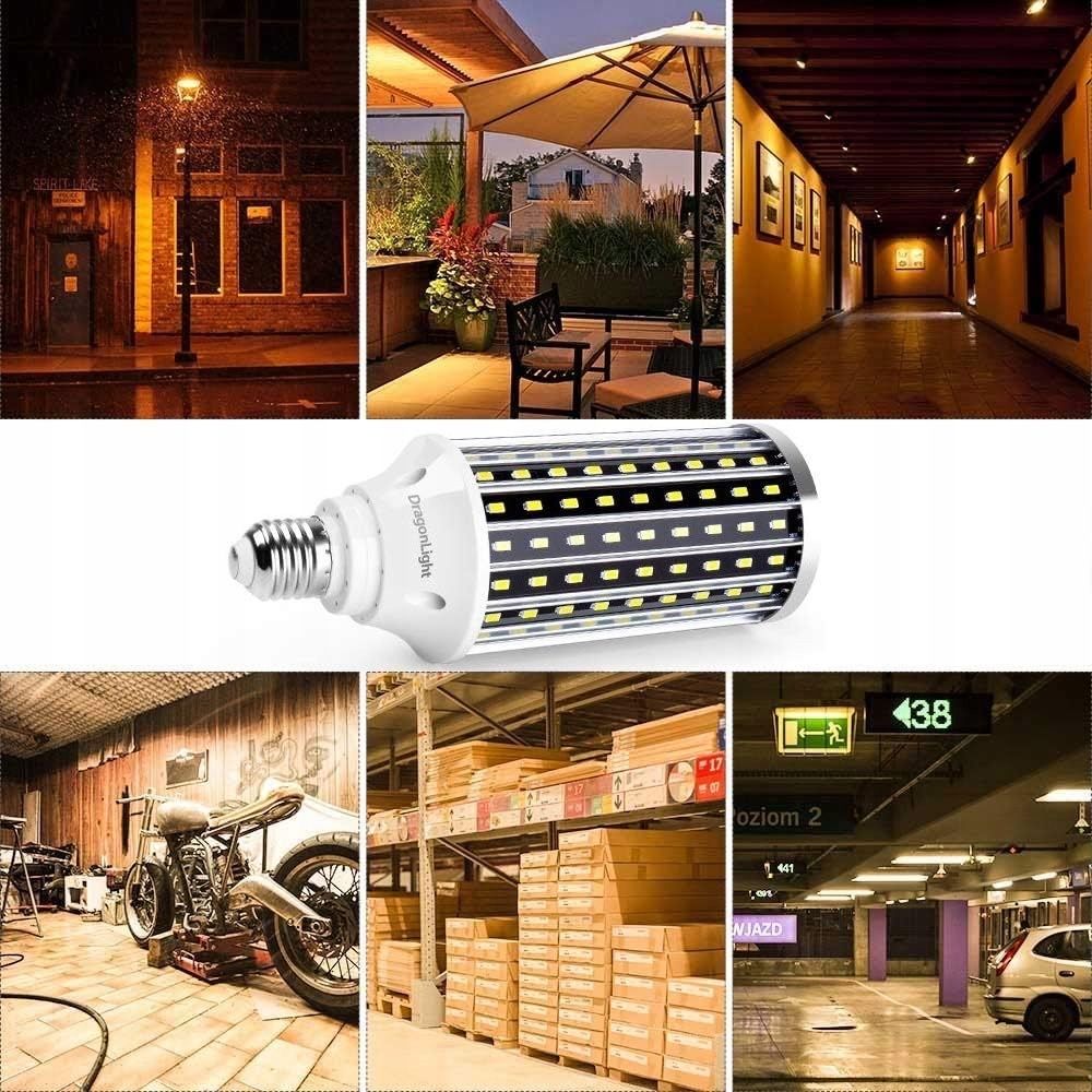 2x Żarówki LED DragonLight 50 W (zastępuje 400 W) - 3000K, 5000lm