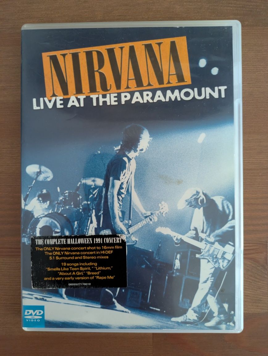 DVD " Nirvana - Live at the Paramount " 1991 (Como Novo)