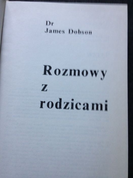 Rozmowy z rodzicami - James Dobson