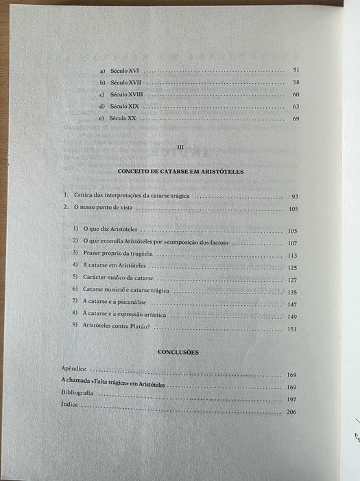 Livro "A Catarse em Aristóteles" de António Freire