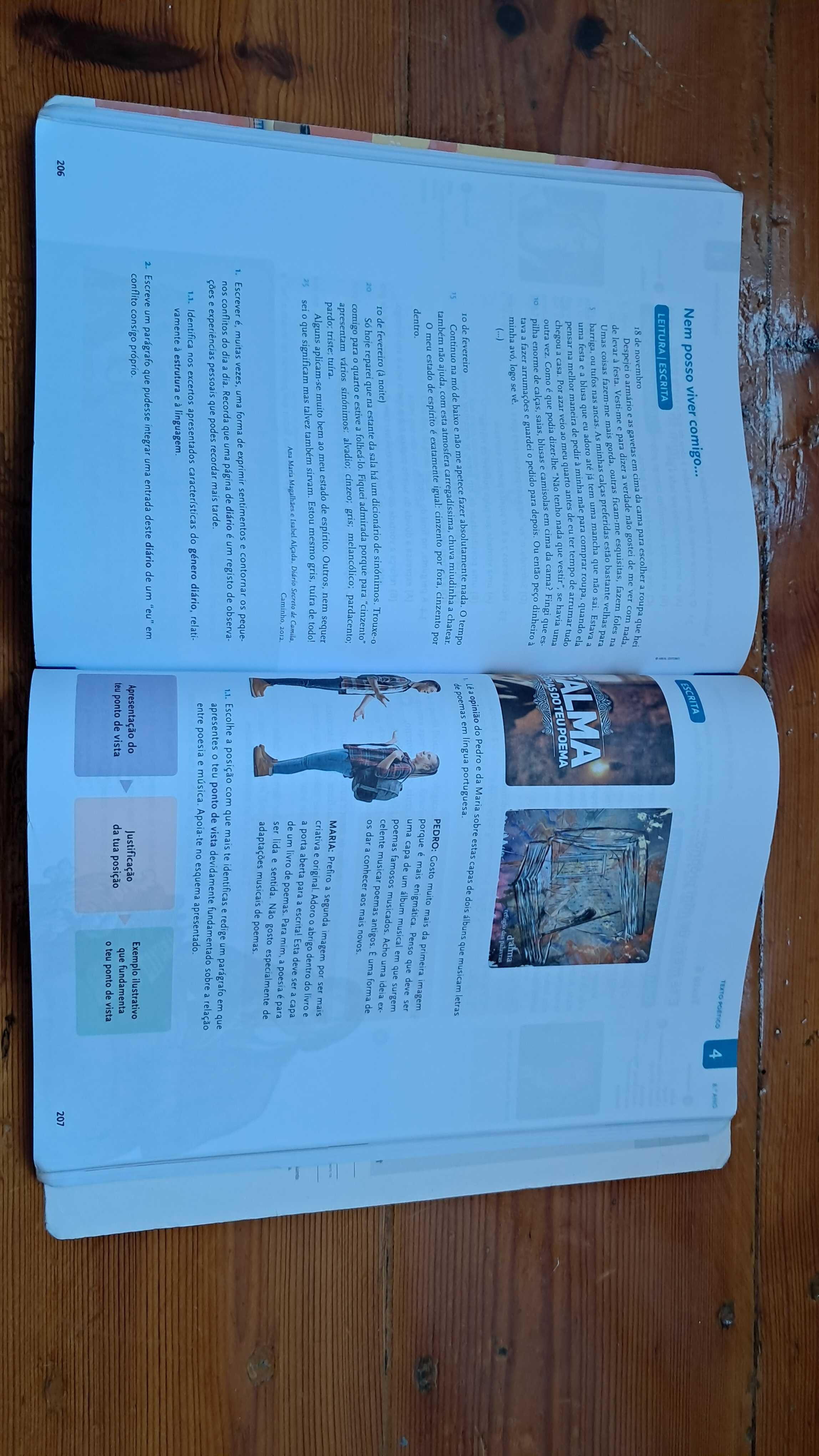 Manual de Português 8º Ano – AREAL Editores – Lisboa