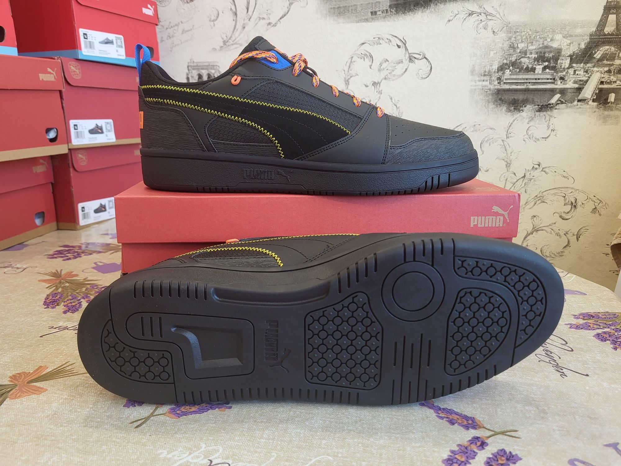 PUMA Rebound v6 Low Open Road Men's Sneakers Розмір 48
