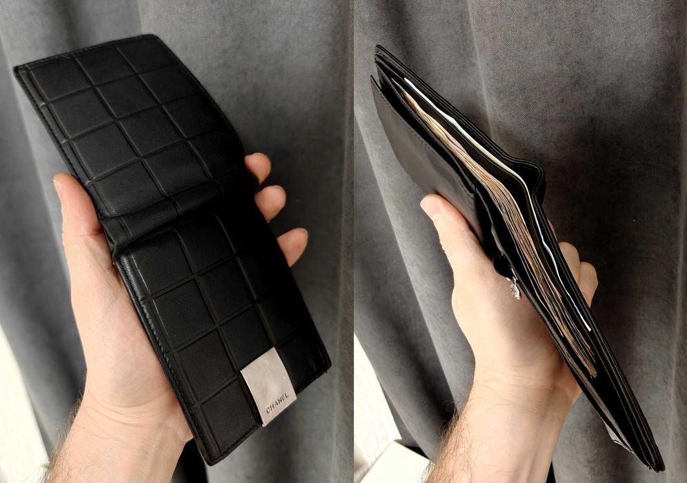 Кошелек CHANEL ! Оригинал Made in Italy ! Кожа ягненка ! Унисекс.