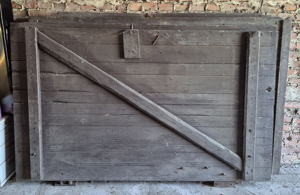 Drzwi garażowe drewniane / Brama garażowa drewniana