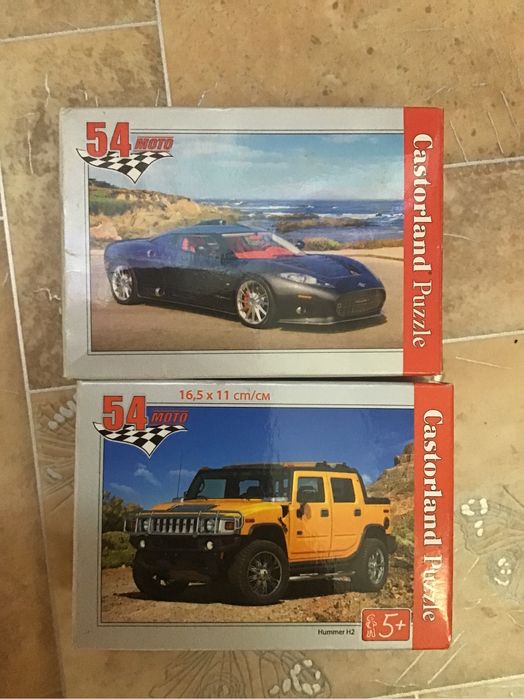 Пазли 2 штуки машина хамер спайкер