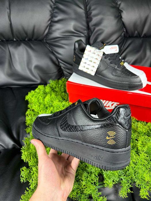 Кросівки Nike Air Force 1 Anniversary Edition найк форс чорно-білі