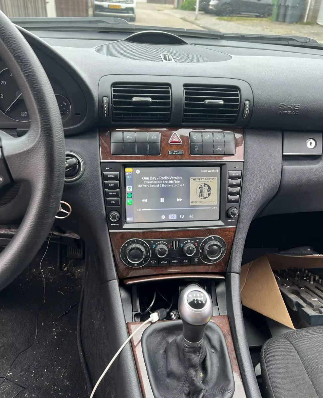 Rádio Mercedes W203/CLC Android 13 com GPS (Novo)