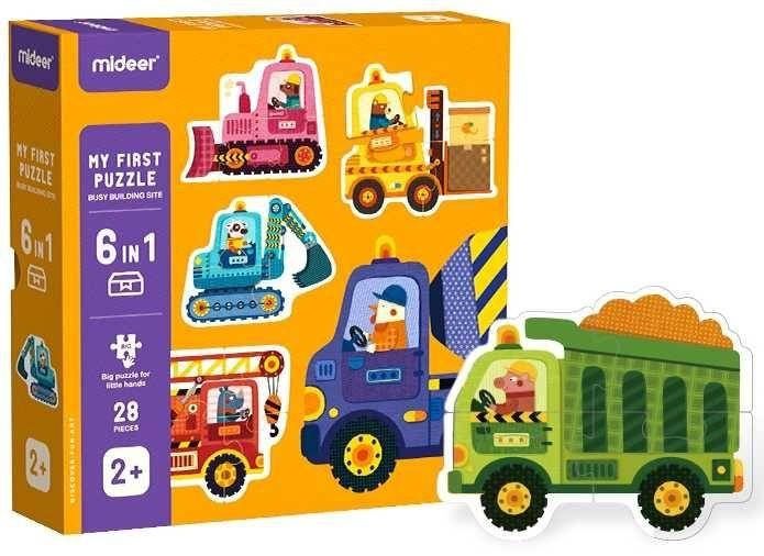 Mideer Мій перший пазл Будівельні машини