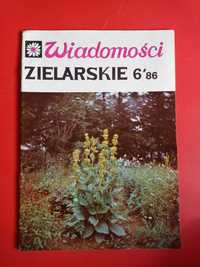 Wiadomości zielarskie nr 6/1986, czerwiec 1986