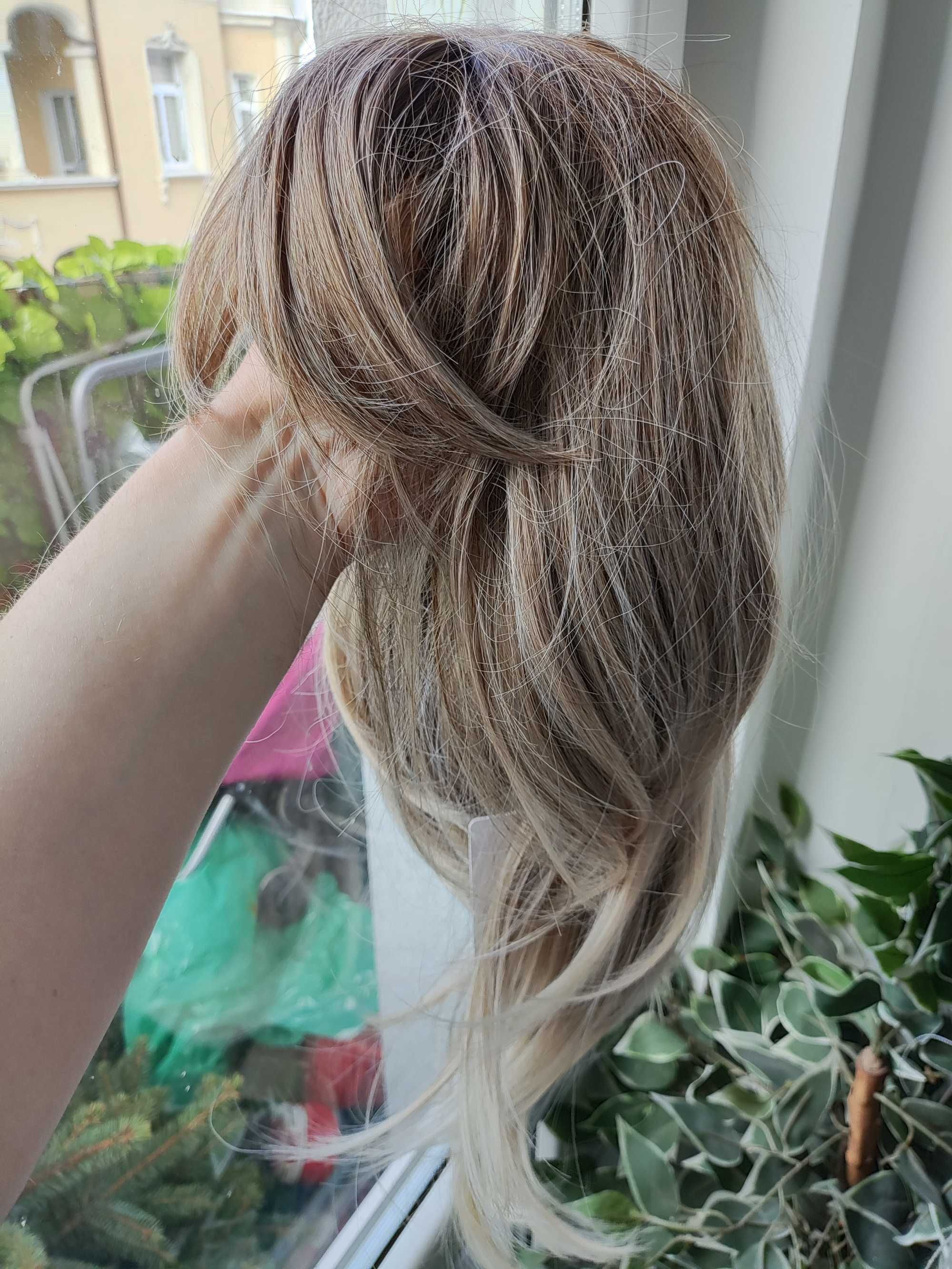 Peruka dla Kobiet Damska długie włosy ciemny blond DELC051-1 HAIRCUBE