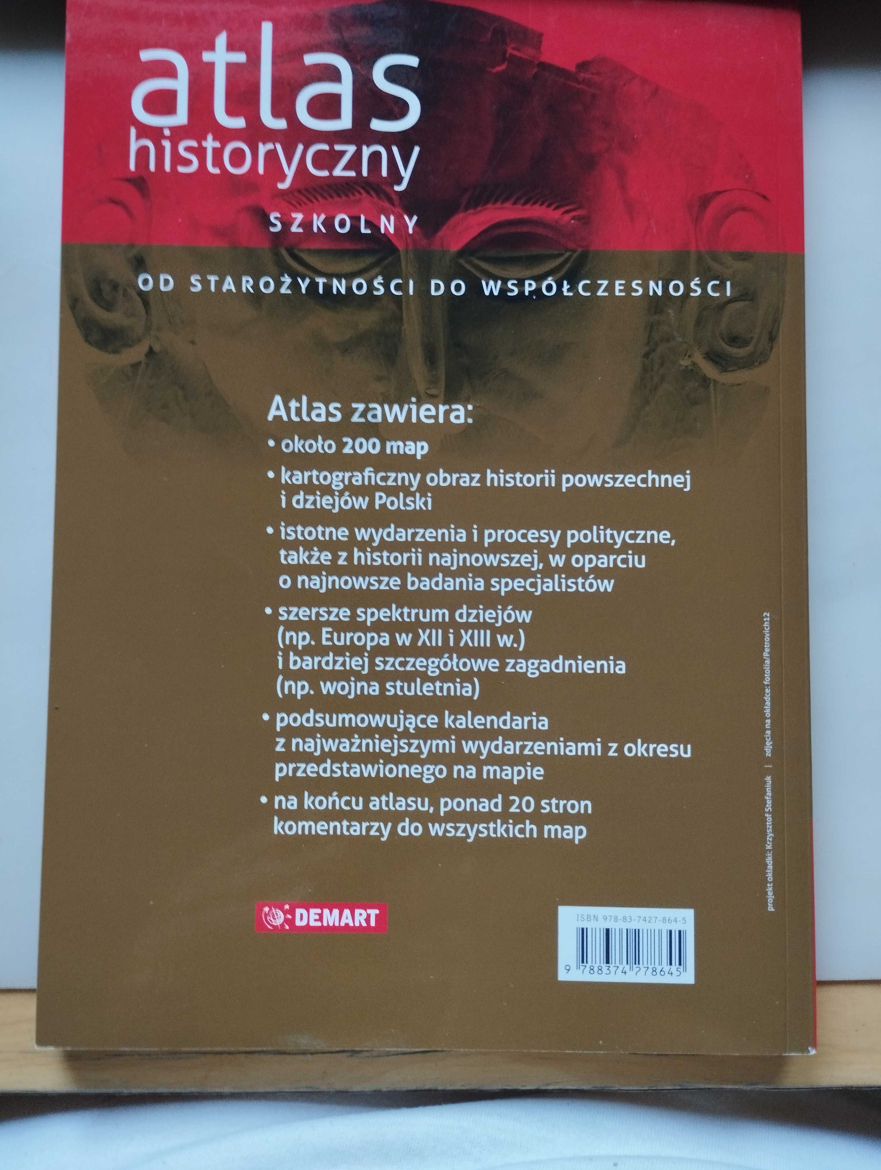 Atlas historyczny wydawnictwo Demart