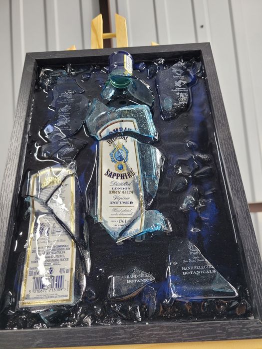 Obraz z butelki bombay