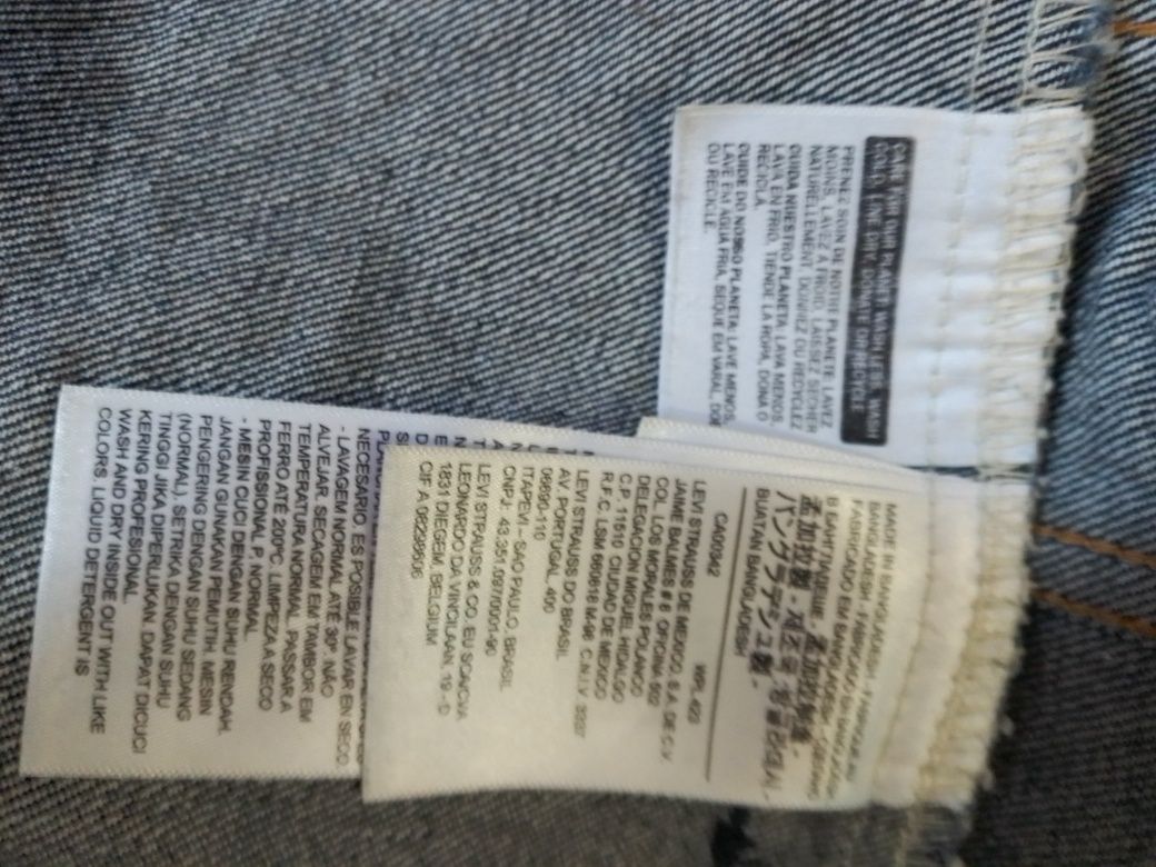 Джинсовый костюм LEVI'S оригинал